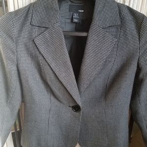 checkered blazer